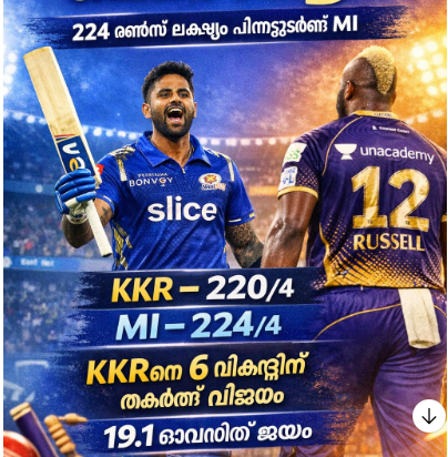 🏏 IPL 2026 Match 2 Review – MI vs KKR