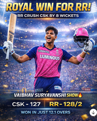 🏏 IPL 2026 Match 3 Review – RR vs CSK
